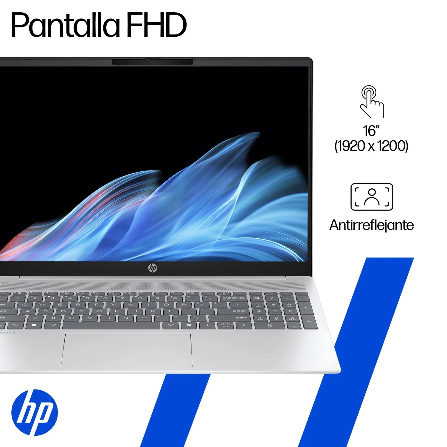 HP Notebook HP Omnibook 5 16-BC1052LA AMD Ryzen 5 8540U con IA 8GB