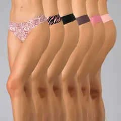 FLORES - Pack 6 Calzones Mujer