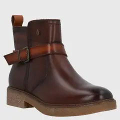 HUSH PUPPIES - Botin Mujer Cuero Café