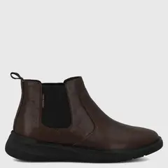 HUSH PUPPIES - Botin Mujer Cuero Café