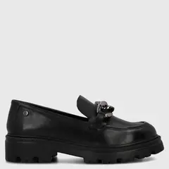 HUSH PUPPIES - Mocasín Mujer Cuero Negro