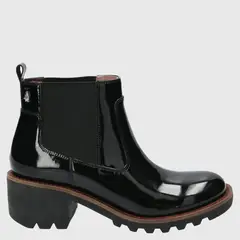 HUSH PUPPIES - Botin Mujer Cuero Negro