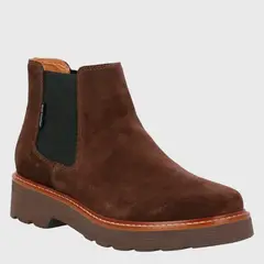 HUSH PUPPIES - Botin Mujer Cuero Café