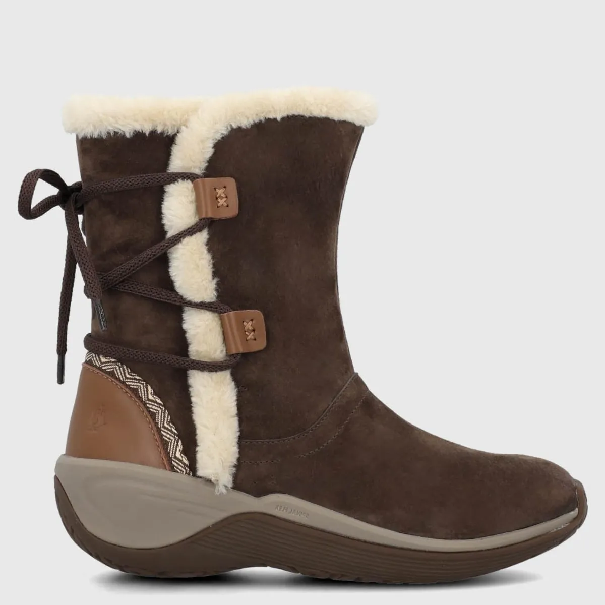 HUSH PUPPIES - Bota Mujer Cuero Café Hush Puppies
