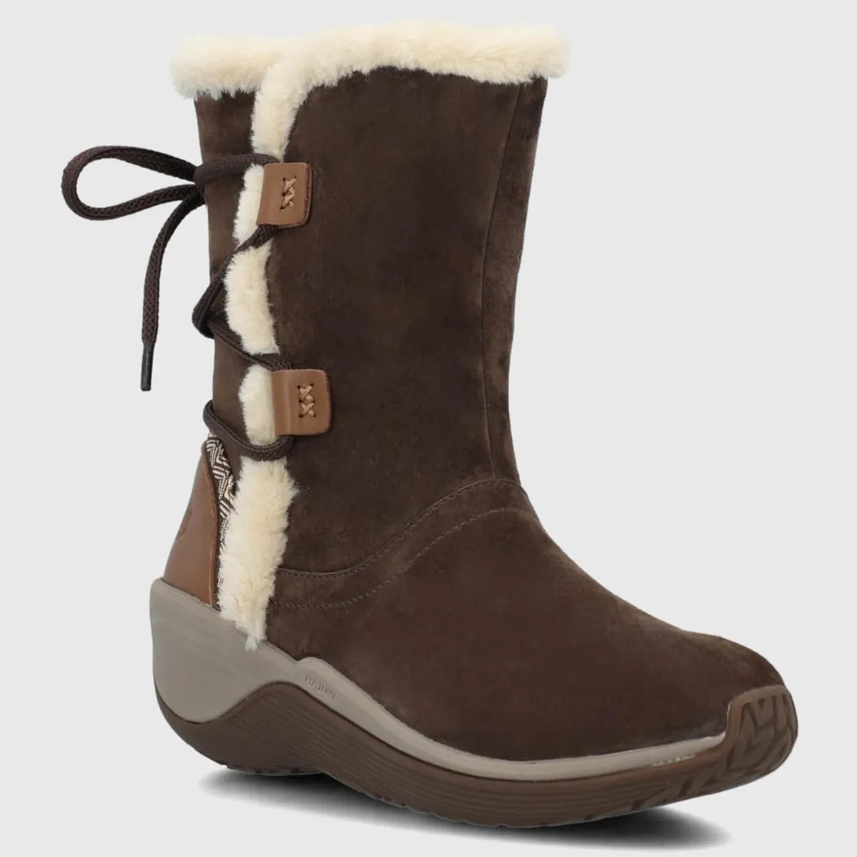 HUSH PUPPIES - Bota Mujer Cuero Café Hush Puppies