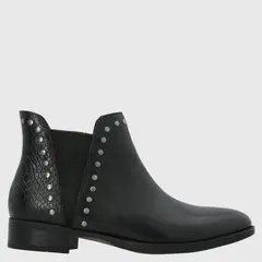 HUSH PUPPIES - Botin Mujer Cuero Negro