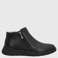 HUSH PUPPIES - Botin Mujer Cuero Negro