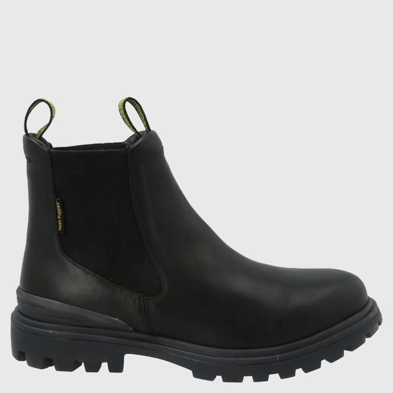 Botin Mujer Cuero Negro