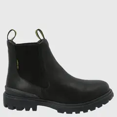HUSH PUPPIES - Botin Mujer Cuero Negro