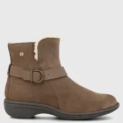 HUSH PUPPIES - Botin Mujer Cuero Café