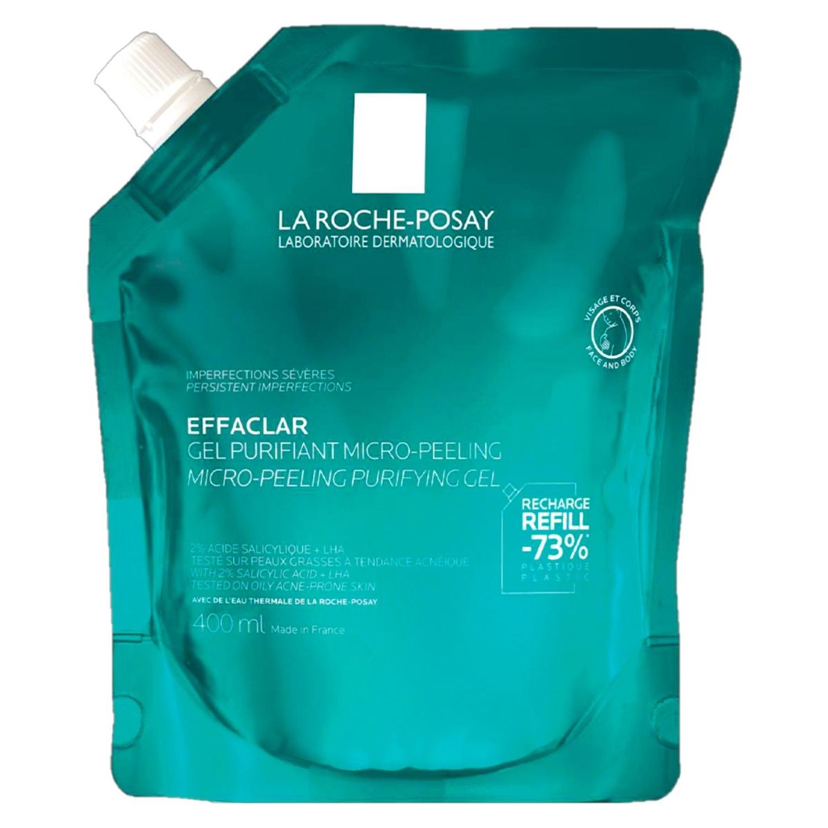 LA ROCHE POSAY - Effaclar Gel Microexfoliante Refill La Roche-Posay 400ml