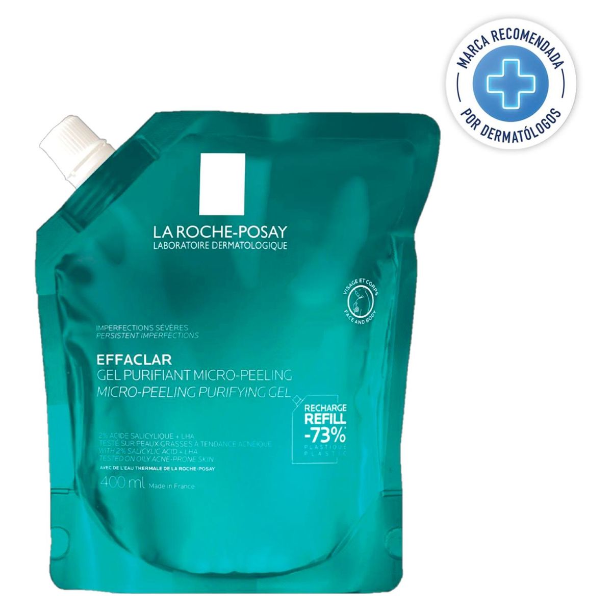 LA ROCHE POSAY - Effaclar Gel Microexfoliante Refill La Roche-Posay 400ml