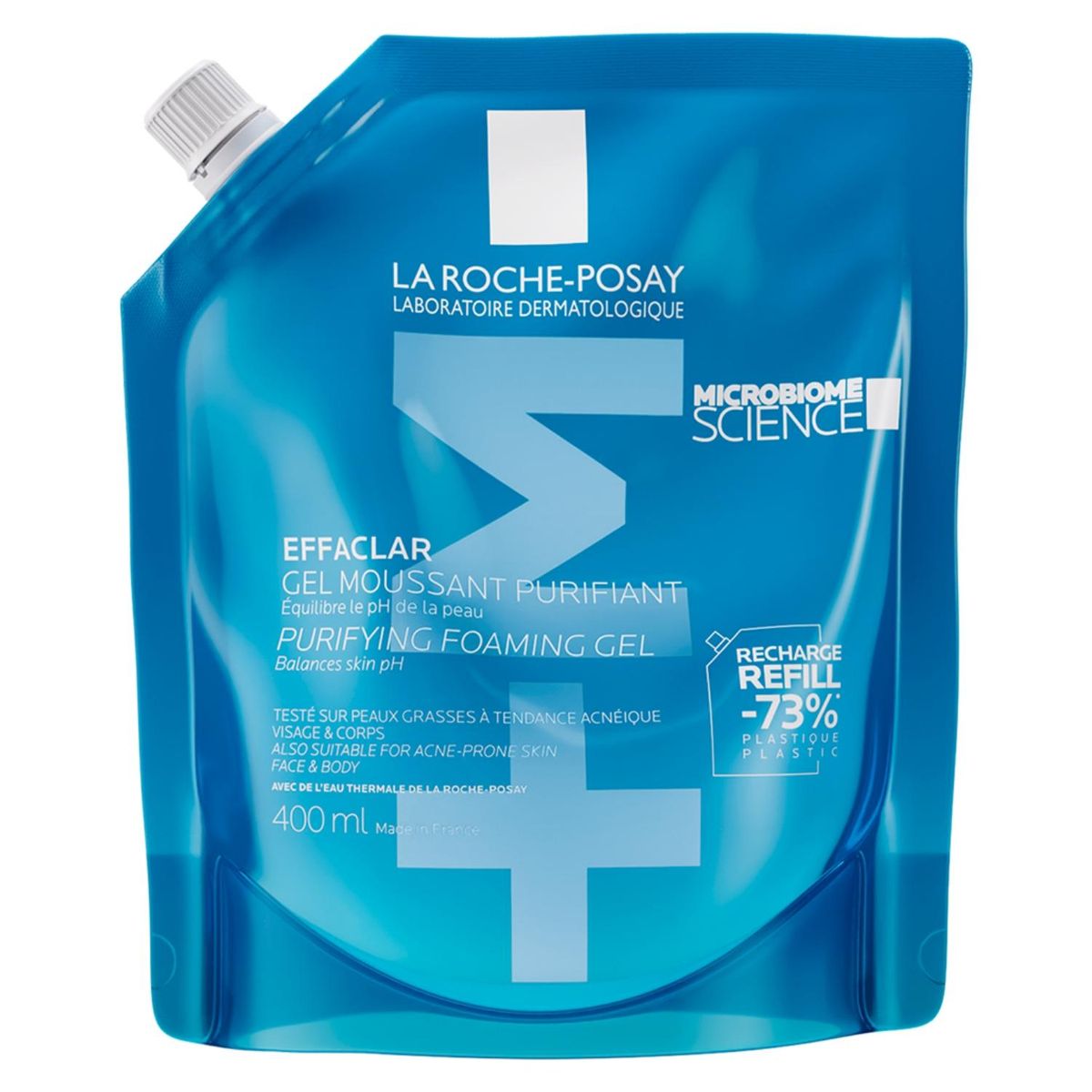 LA ROCHE POSAY - Effaclar Gel +M Limpiador Purificante Refill 400ml La Roche-Posay