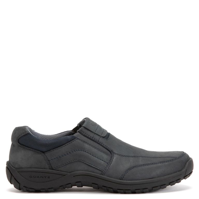Zapato Casual Hombre Cuero Azul