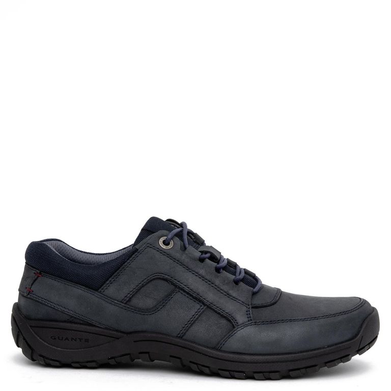 Zapato Casual Hombre Cuero Azul