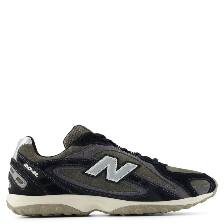 204L Zapatilla Urbana Unisex Adulto Cuero Negro