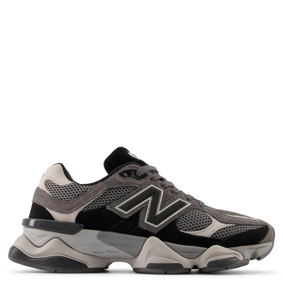 NEW BALANCE - 9060 Zapatilla Urbana Unisex Adulto Cuero Negro New Balance