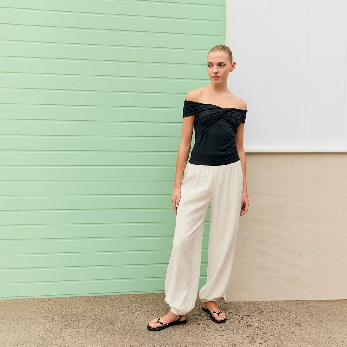 SYBILLA - Top Off Shoulder Mujer Sybilla