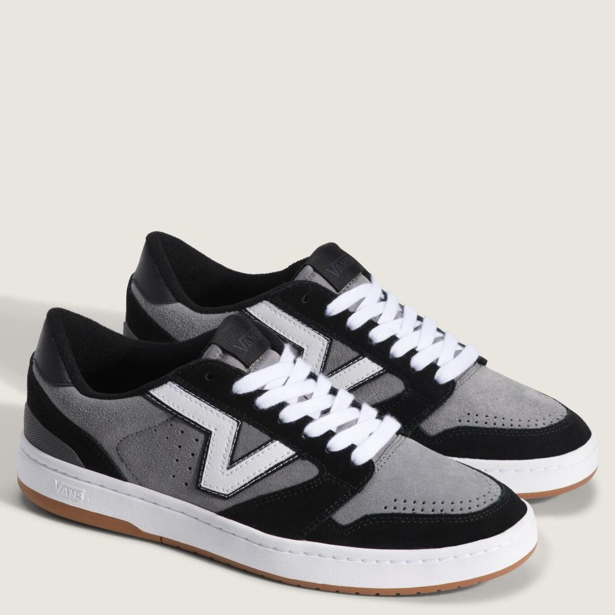 VANS - Lowland 2.0 Zapatilla Urbana Hombre Cuero Negro Vans