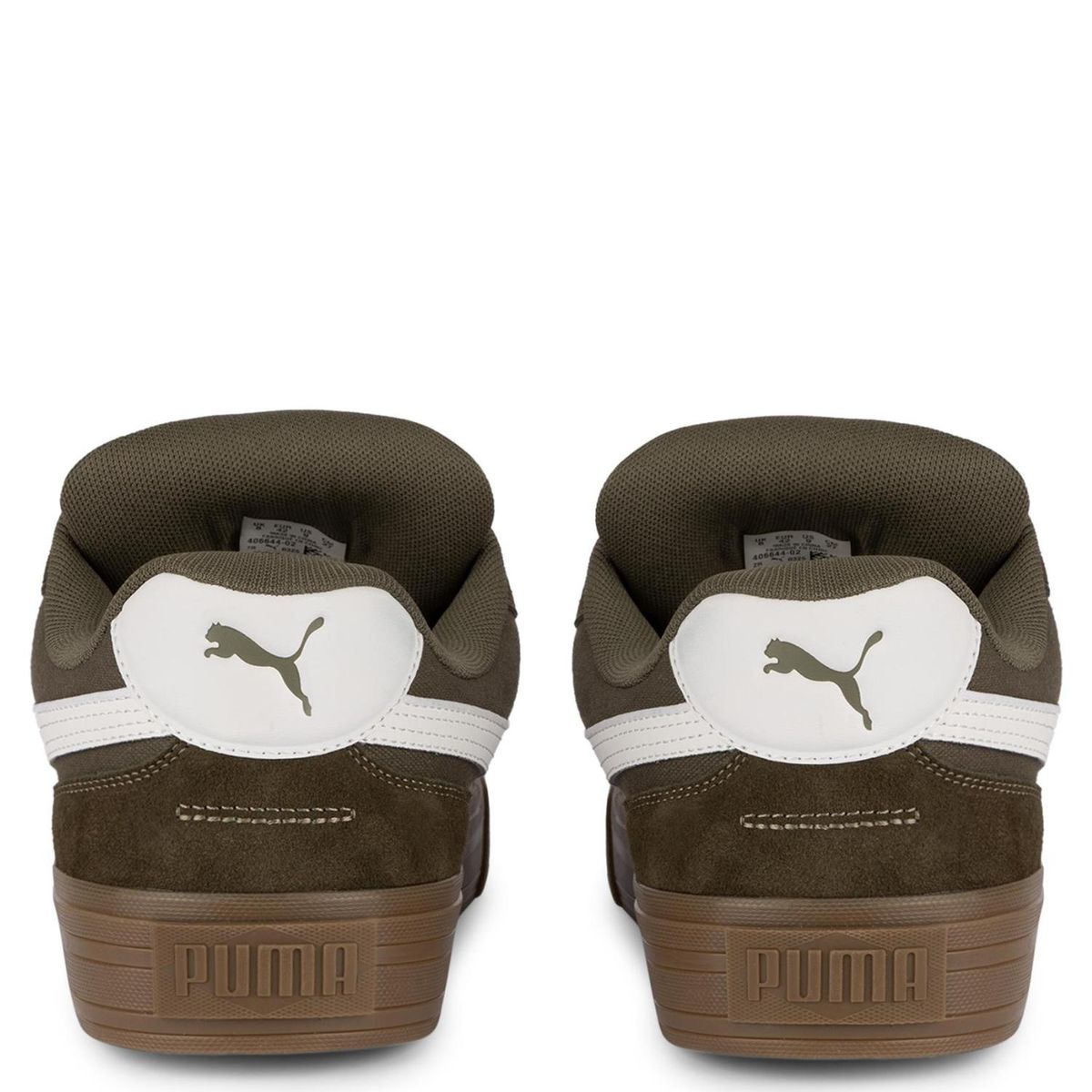 PUMA - CC Park Vulc Zapatilla Urbana Hombre Cuero Verde