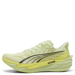 PUMA - Deviate Nitro 4 Zapatilla Running Hombre Verde Limon