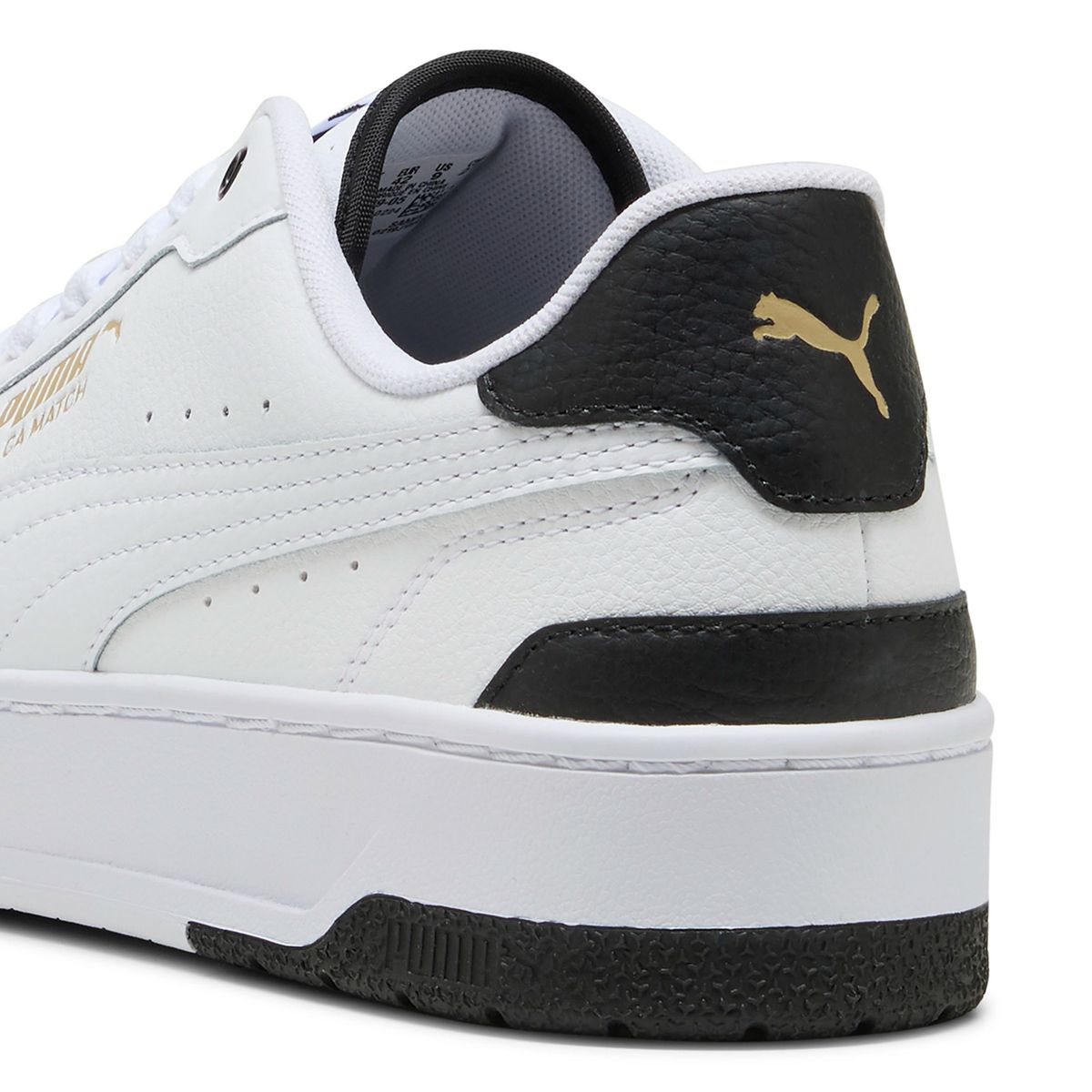 PUMA - Ca Match Zapatilla Urbana Hombre Cuero Blanco Puma
