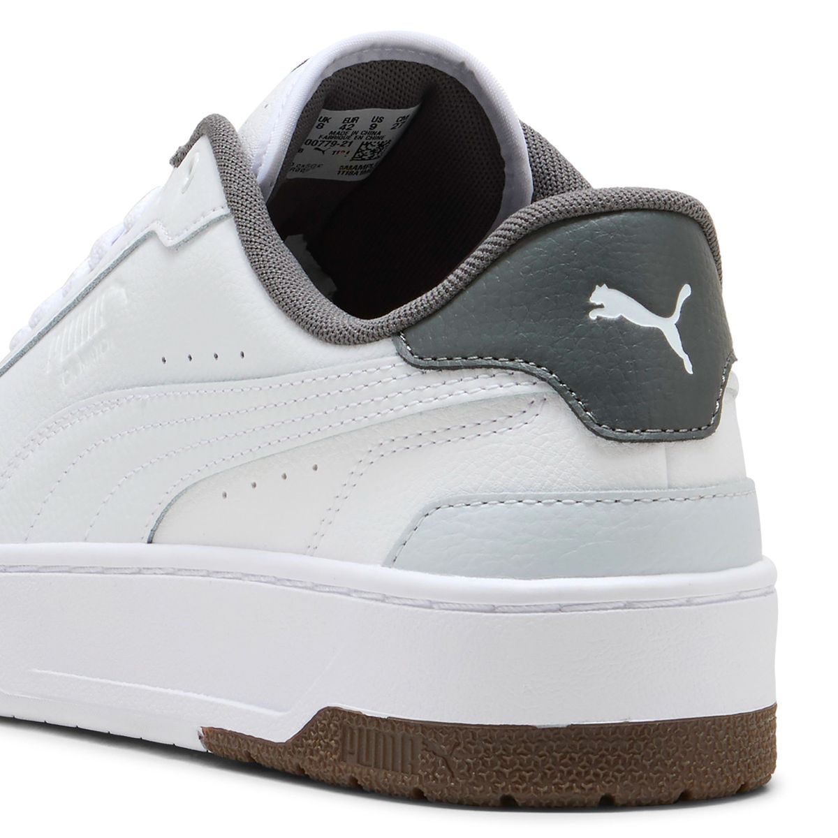 PUMA - Ca Match Zapatilla Urbana Hombre Cuero Blanco Puma