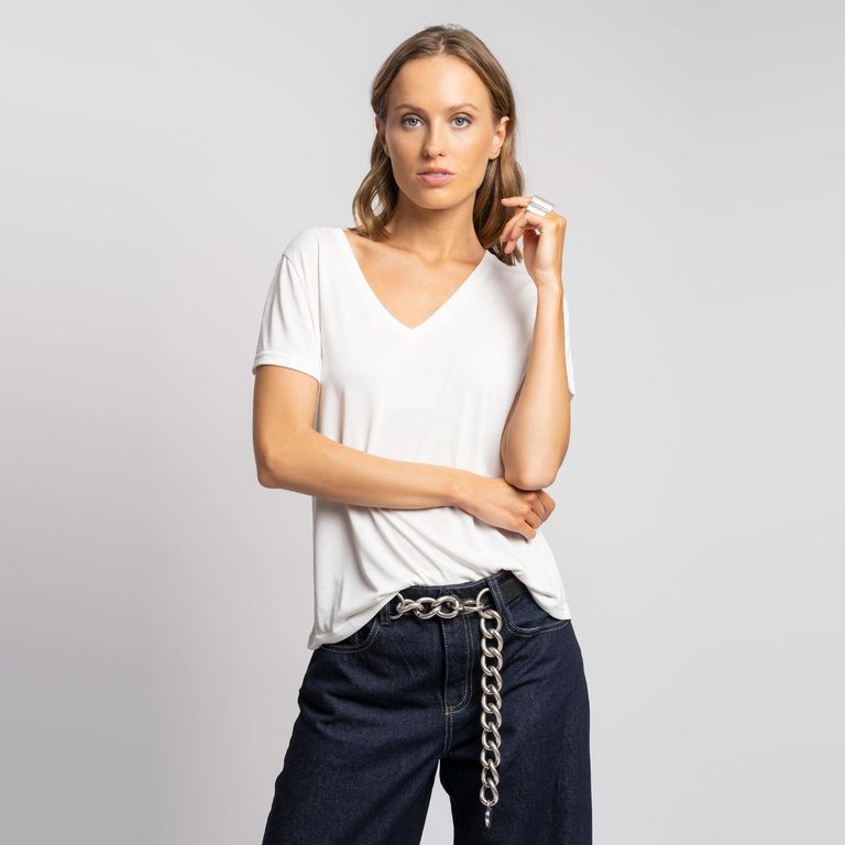 Polera Clara Blanco Mujer