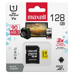 MAXELL - Tarjeta Micro Sd 128GB Cl10