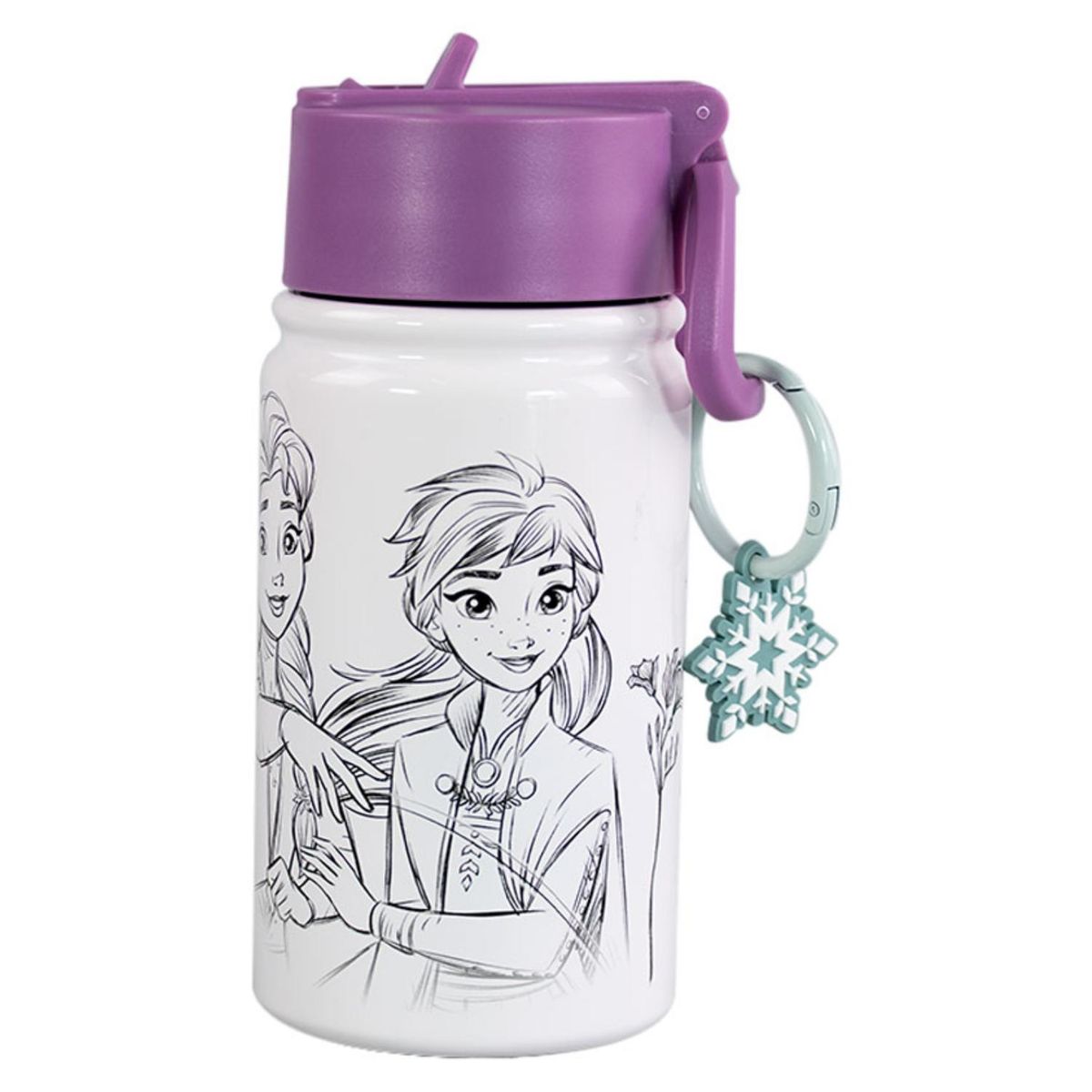 DISNEY - Botella Térmica 350 Ml Acero Inoxidable Frozen Disney