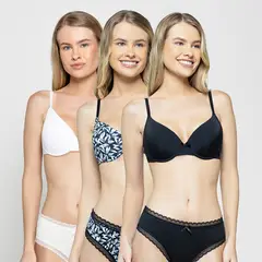 INTIME - Pack 3 Sostén Mujer