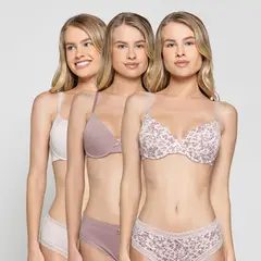 INTIME - Pack 3 Sostén Mujer