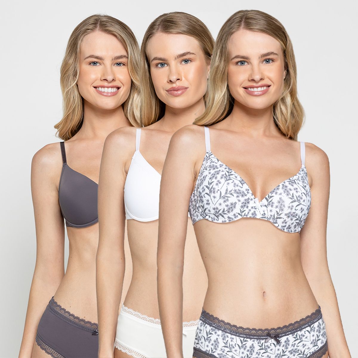 INTIME - Pack 3 Sostén Mujer Intime
