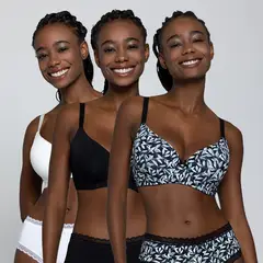 INTIME - Pack 3 Sostén Mujer