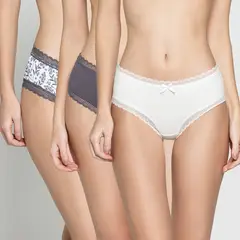 INTIME - Pack 3 Pantaleta Mujer