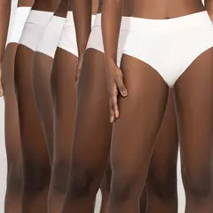 INTIME - Pack 6 Pantaletas Alta Mujer