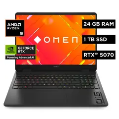 HP - Notebook Gamer OMEN 16-AP0007LA AMD Ryzen 9 24 GB NVIDIA RTX 5070 GPU 1 TB SSD 16 2K