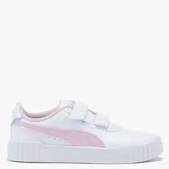 PUMA - Carina 3.0 Jelly Heaven Zapatilla Urbana Unisex Niño Blanco (28 a 35)