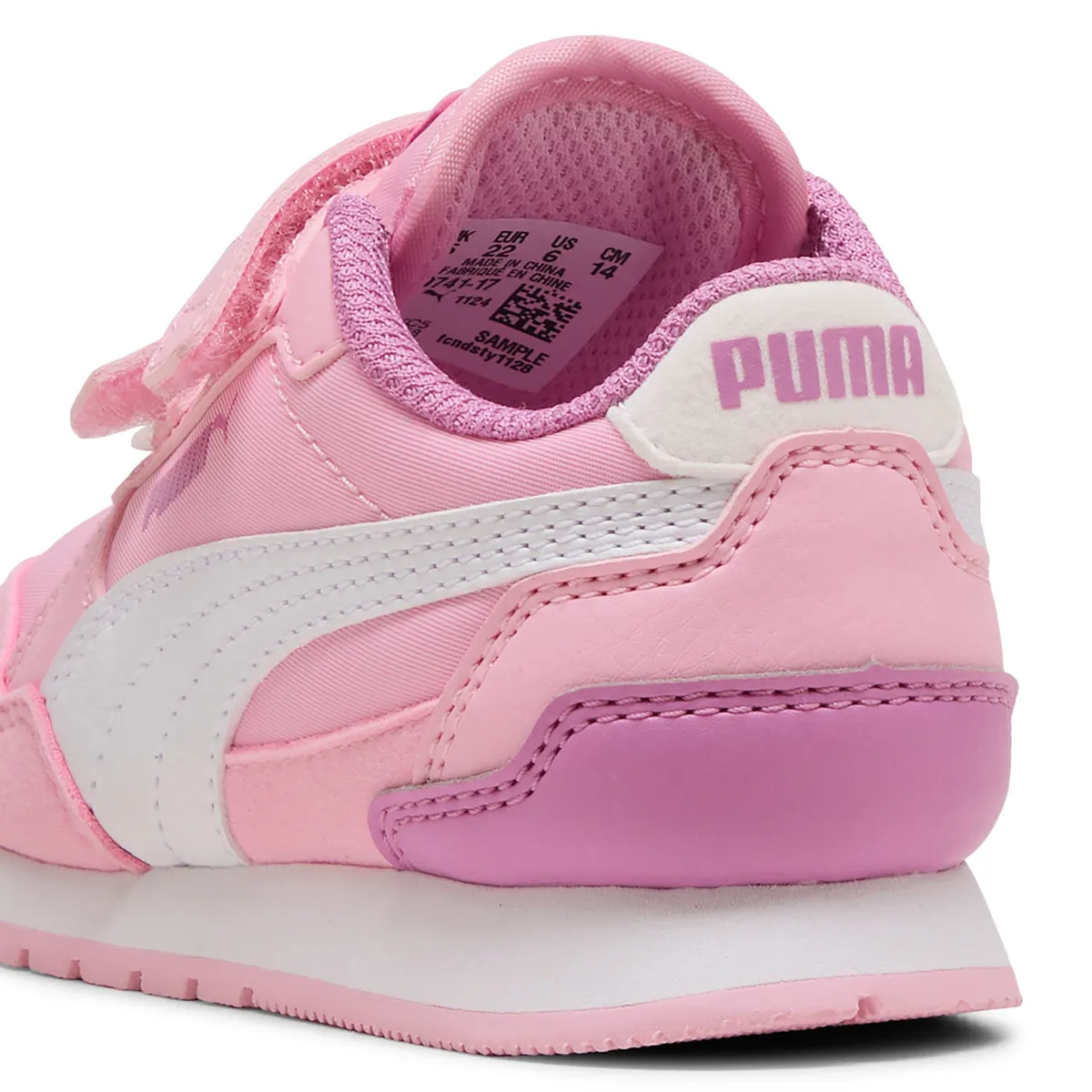 PUMA - St Runner V4 Zapatilla Urbana Unisex Niño Rosa (24 a 39) Puma