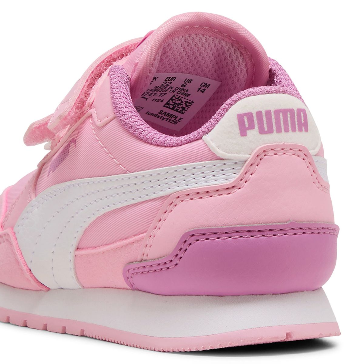 PUMA - St Runner V4 Zapatilla Urbana Unisex Niño Rosa (24 a 39) Puma