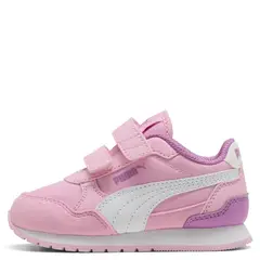 PUMA - St Runner V4 Zapatilla Urbana Unisex Niño Rosa (24 a 39)