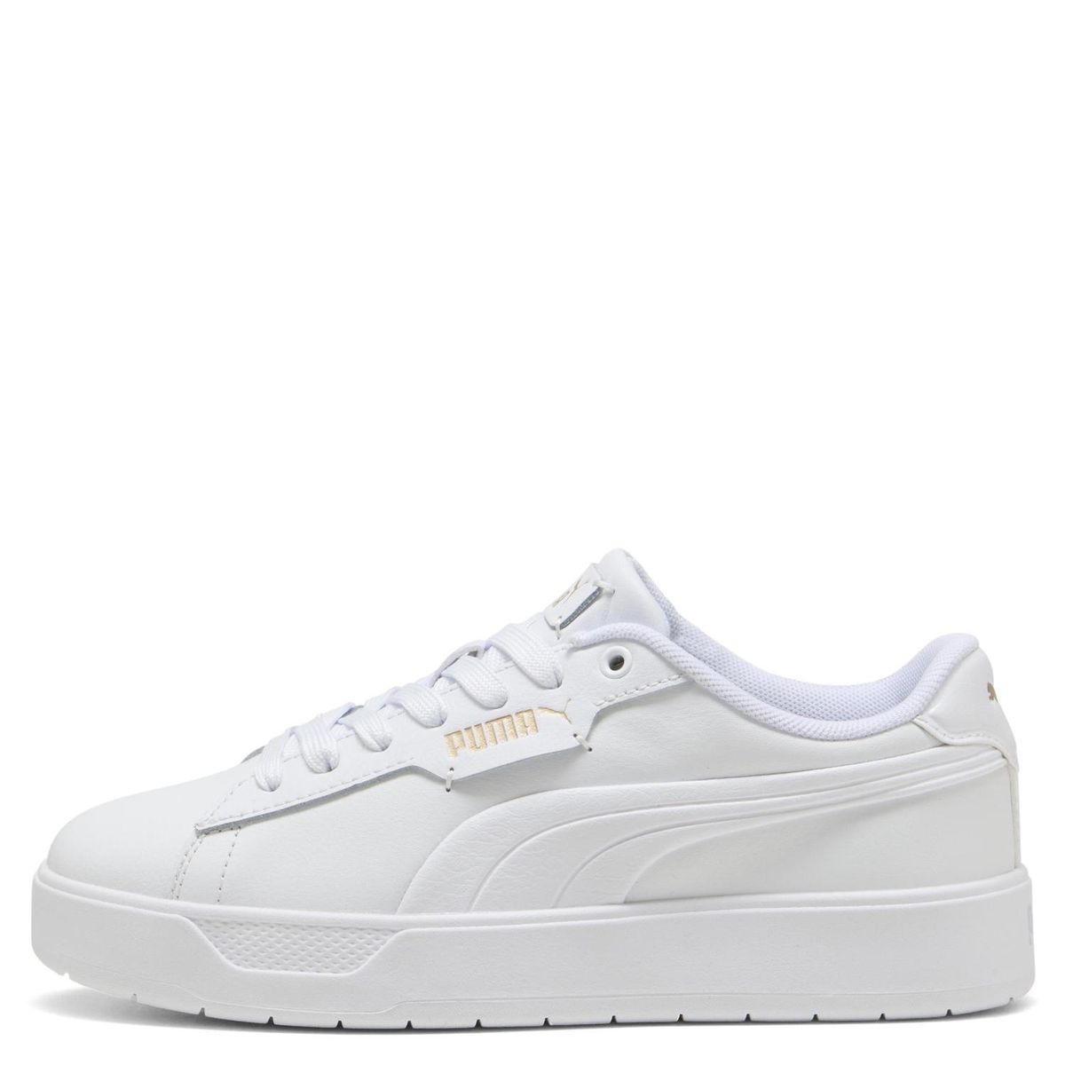 PUMA - Smash Belle Zapatilla Urbana Unisex Niño Blanco (35.5 a 38) Puma