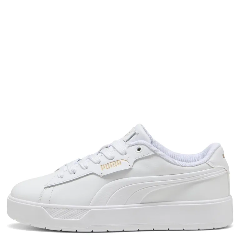PUMA Smash Belle Zapatilla Urbana Unisex Niño Blanco (35.5 a 38)