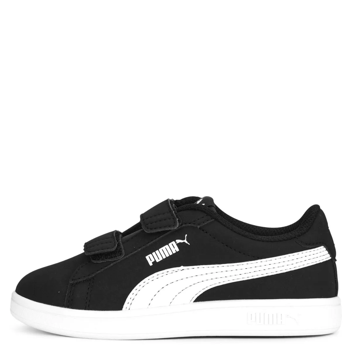 PUMA - Smash 3.0 Buck Zapatilla Urbana Unisex Niño Negro (28 a 35) Puma