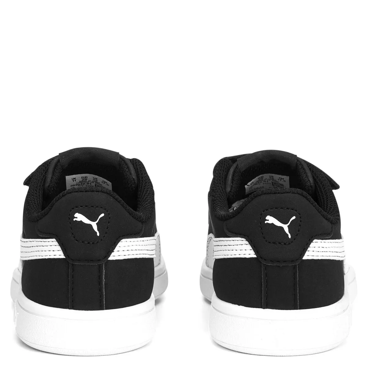 PUMA - Smash 3.0 Buck Zapatilla Urbana Unisex Niño Negro (28 a 35) Puma