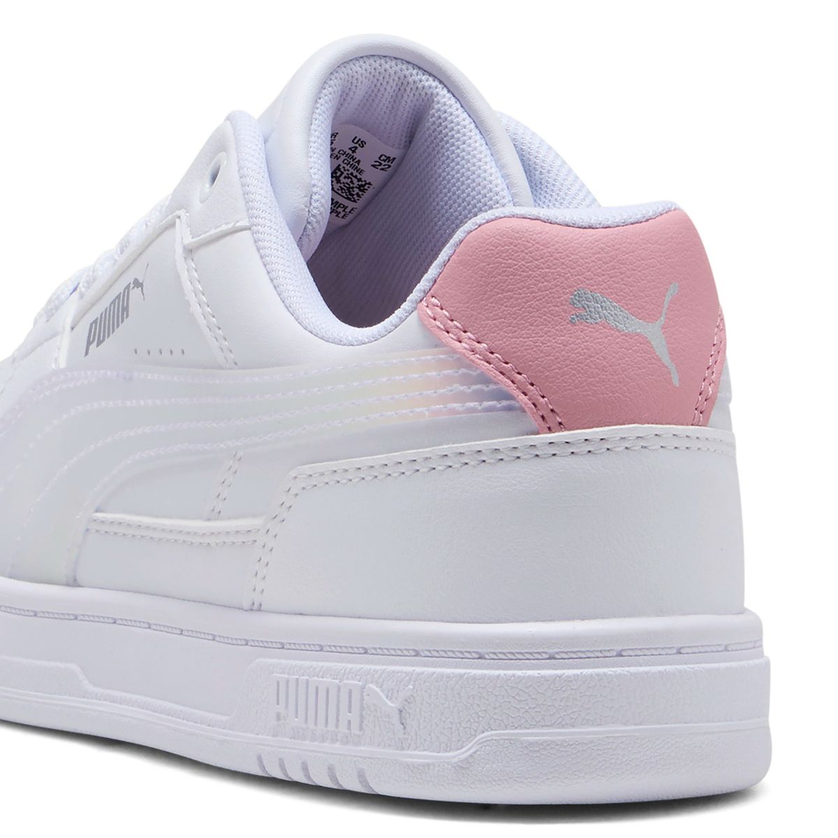 PUMA - Caven III Holo 2.0 Zapatilla Urbana Unisex Niño Blanco (35.5 a 38) Puma