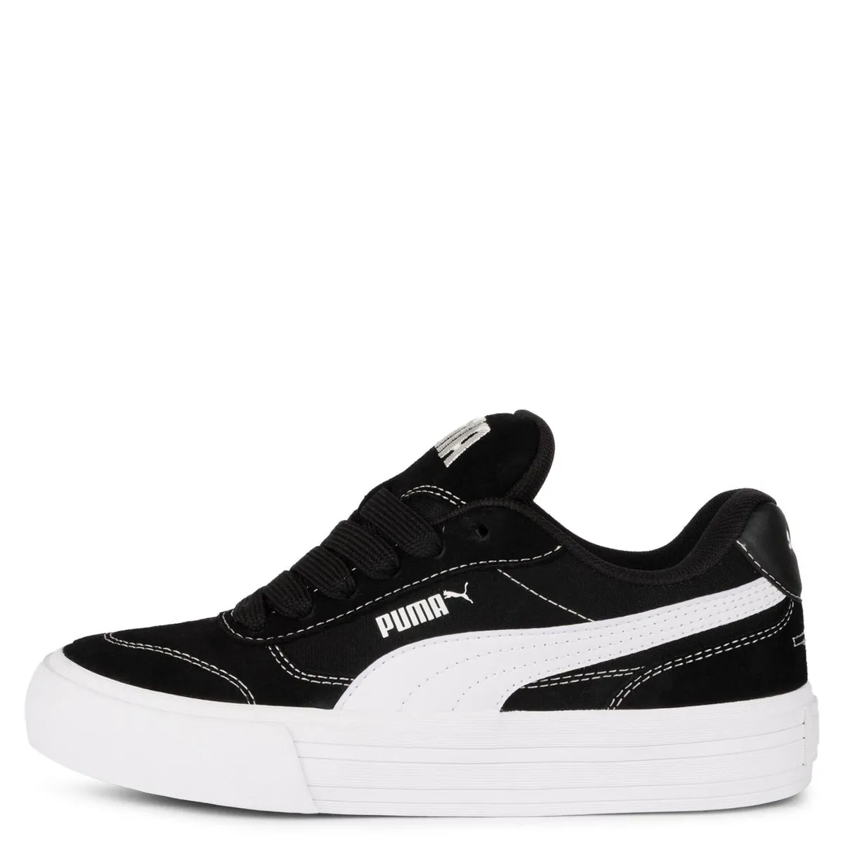 PUMA - CC Park Vulc Zapatilla Urbana Unisex Niño Negro (35.5 a 38) Puma