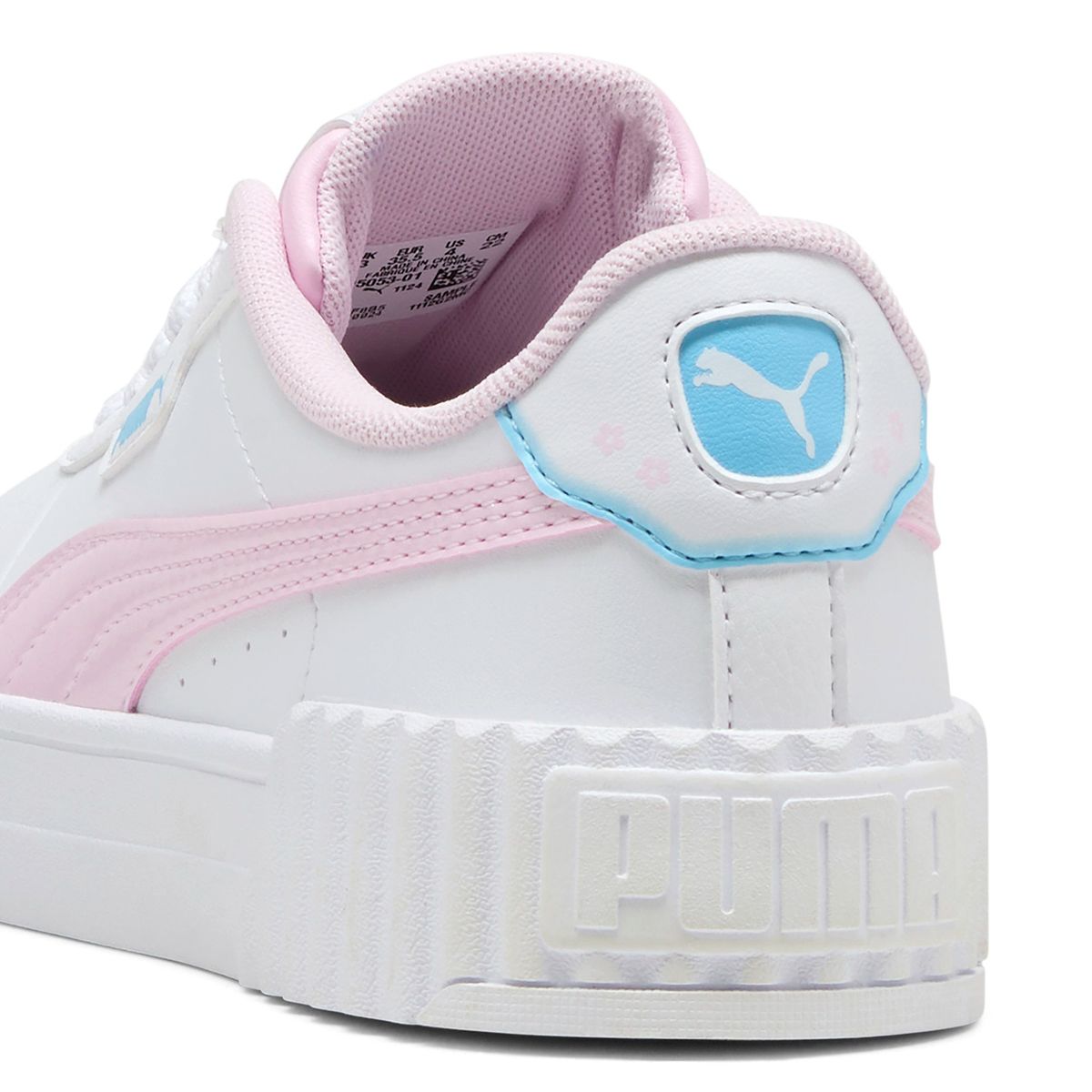 PUMA - Carina 3.0 Jelly Heaven Zapatilla Urbana Unisex Niño Blanco (35.5 a 38) Puma