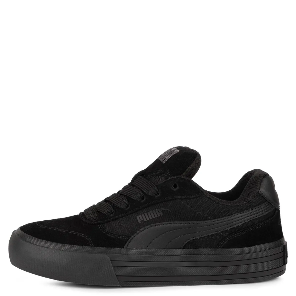 PUMA - Cc Park Vulc Zapatilla Urbana Unisex Niño Negro (35.5 a 38) Puma