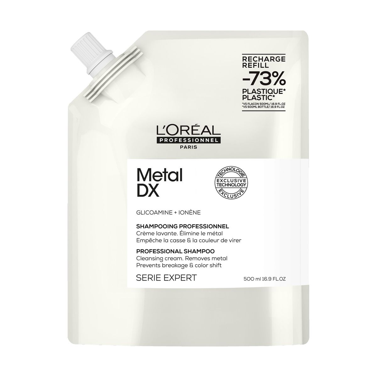 LOREAL PROFESSIONNEL - Refill Shampoo Anti Quiebre Metal Detox 500ml L'Oréal Professionnel